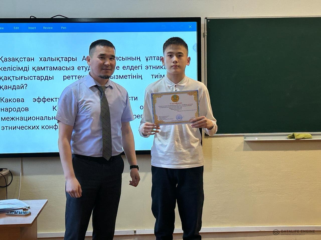 Толкачев Владислав и Мейиргазиев Бекзат приняли участие в областном форуме
